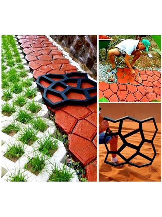 Grilă rustică 60×60 cu conicitate — matriță pentru pavaj