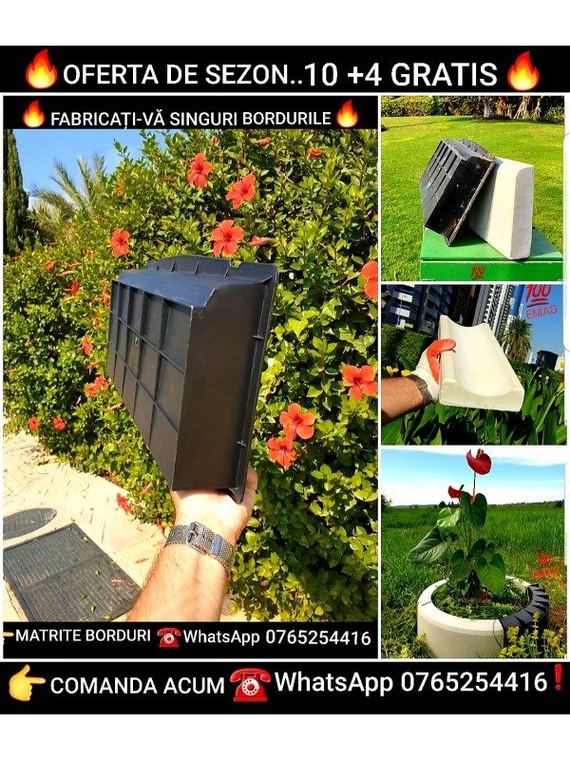 Bordură dreaptă rutiere — matriță pentru pavaj